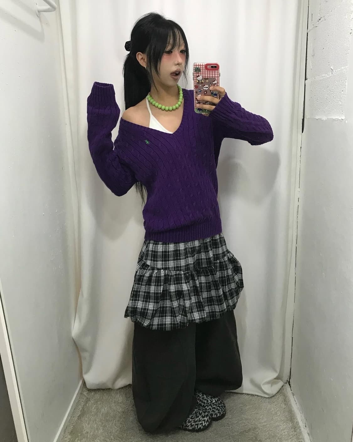 Polo Purple Knit 상품이미지2