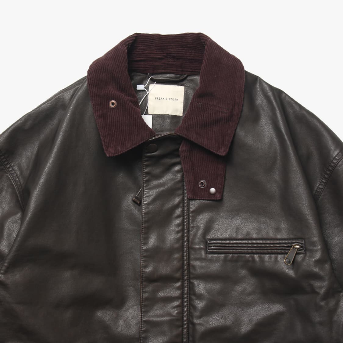  FREAK STORE "Brown Leather Jacket" 상품이미지2