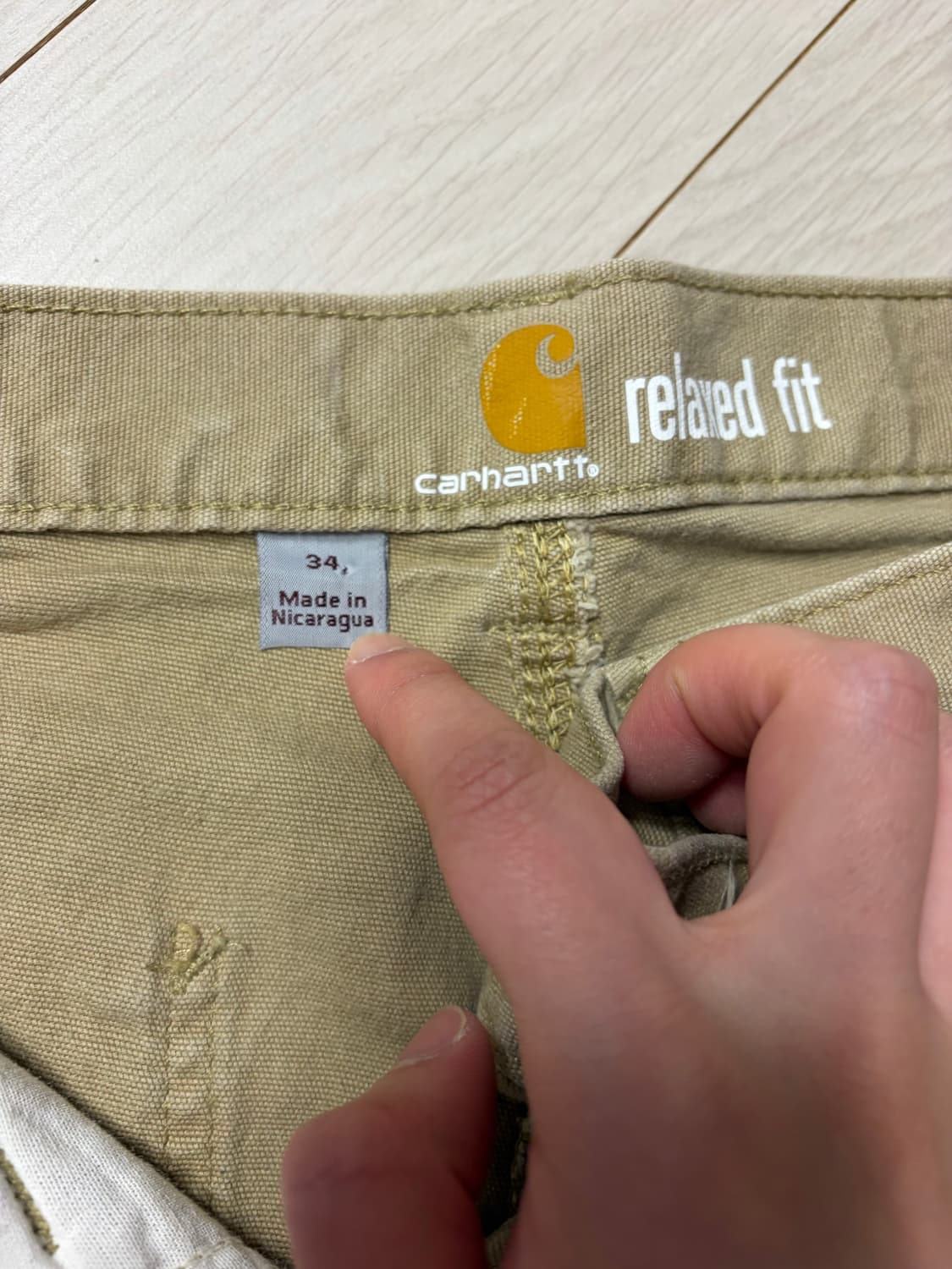 칼하트 릴렉스핏 반바지 34 상품이미지4