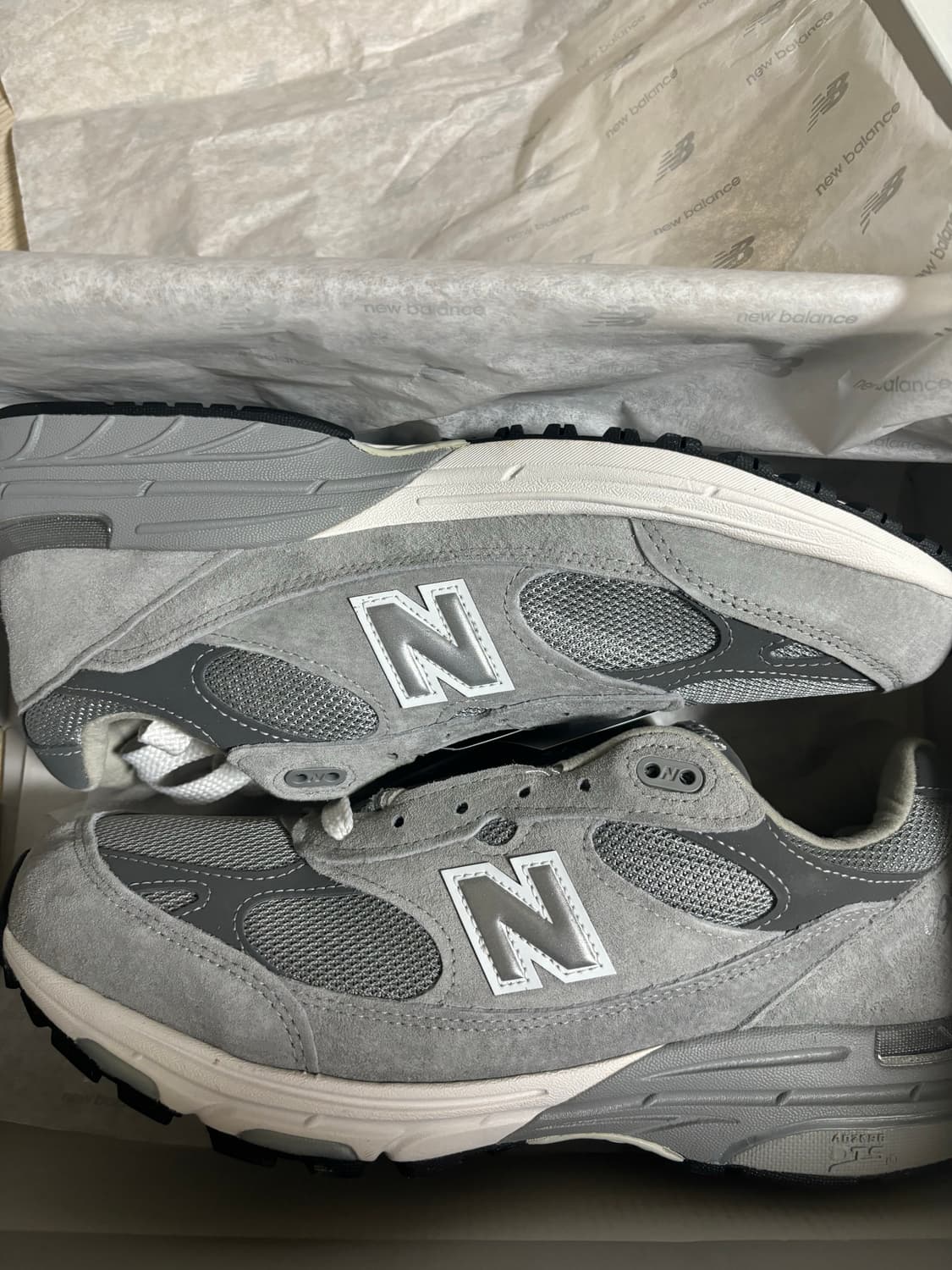 [280] 뉴발란스 993 메이드 인 USA 그레이 - D 스탠다드 상품이미지2