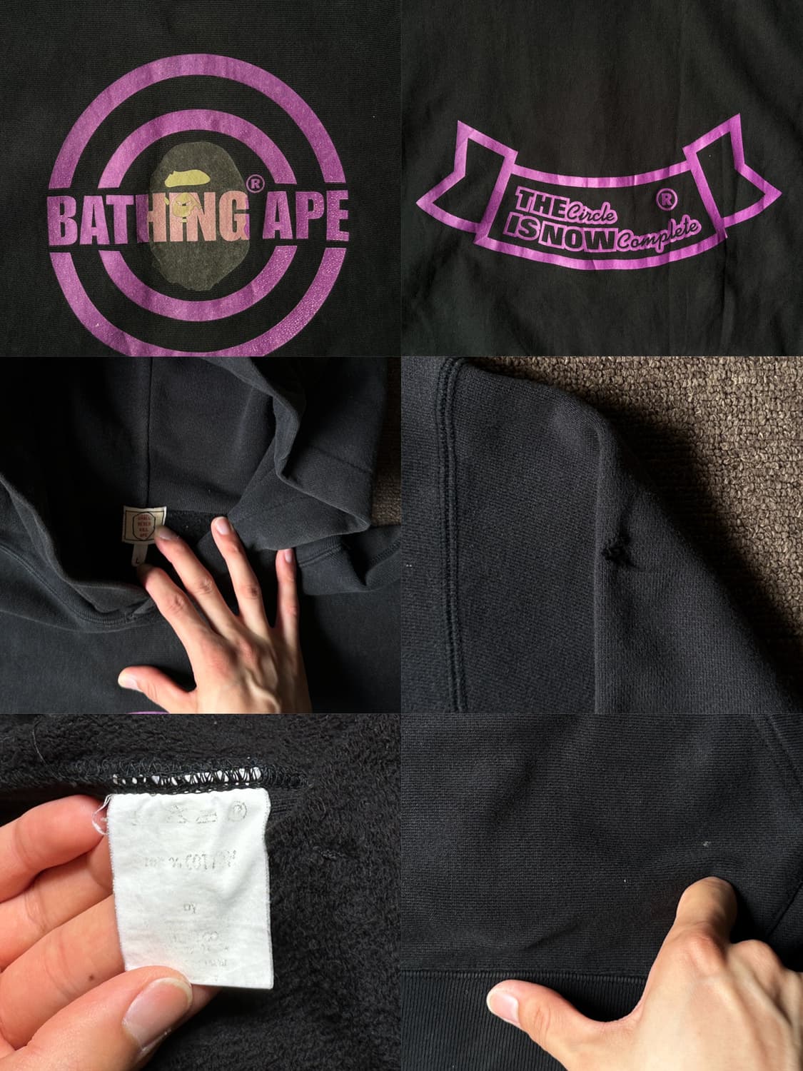 Bape 서클 로고 루지 후드 상품이미지10