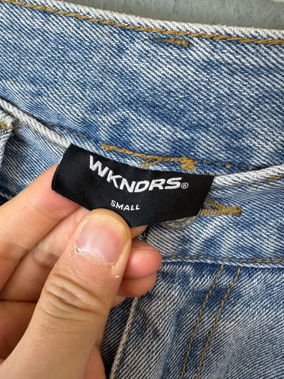 위캔더스 켈로그 패치 데님 팬츠 상품이미지8