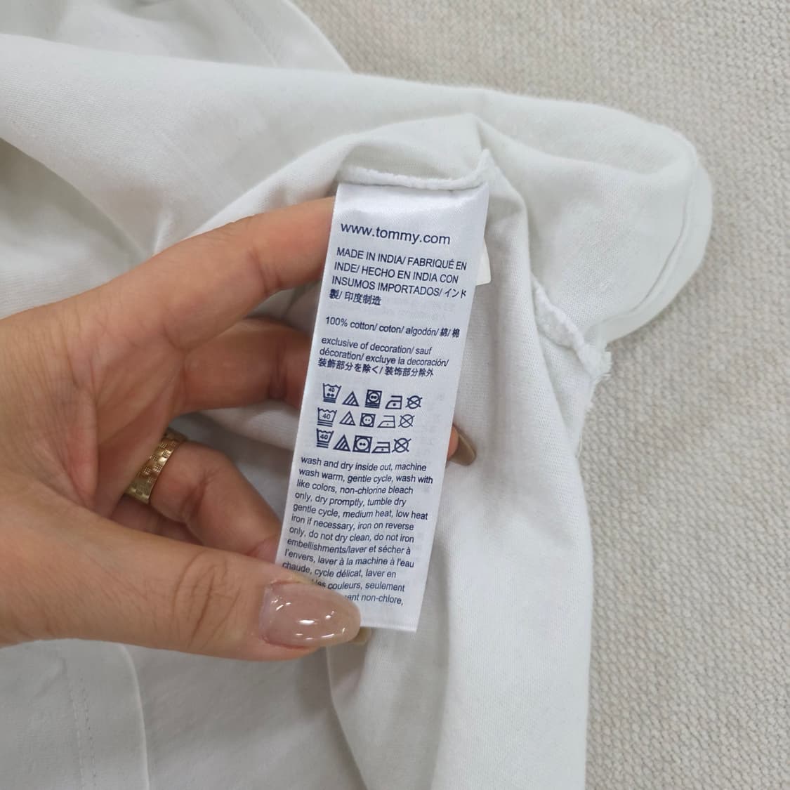 M 타미힐피거 반팔티 0225J 상품이미지4