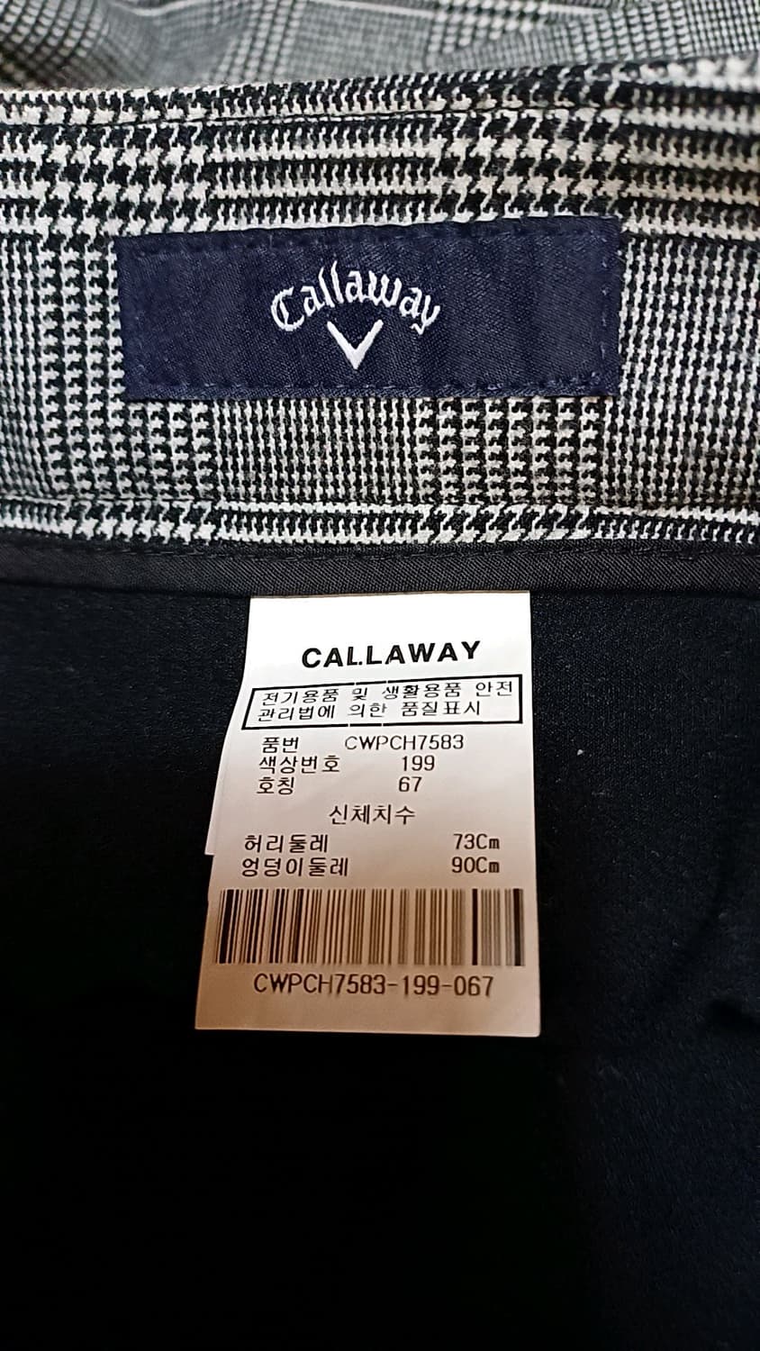 캘러웨이 모직골프스커트 26인치 기장37 상품이미지3