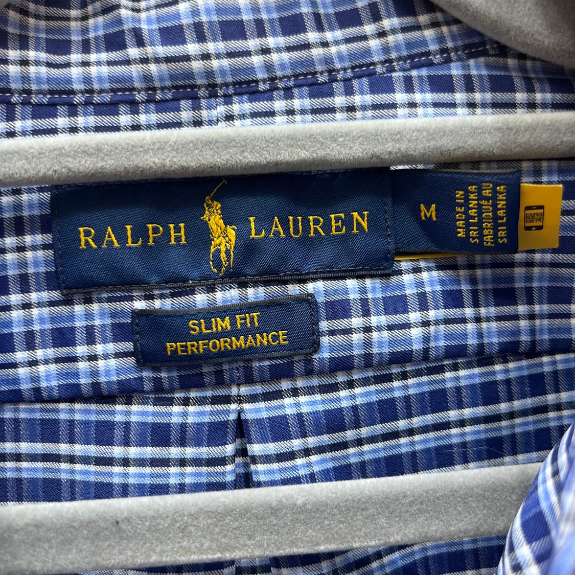폴로랄프로렌 슬림핏 퍼포먼스 체크셔츠 상품이미지2