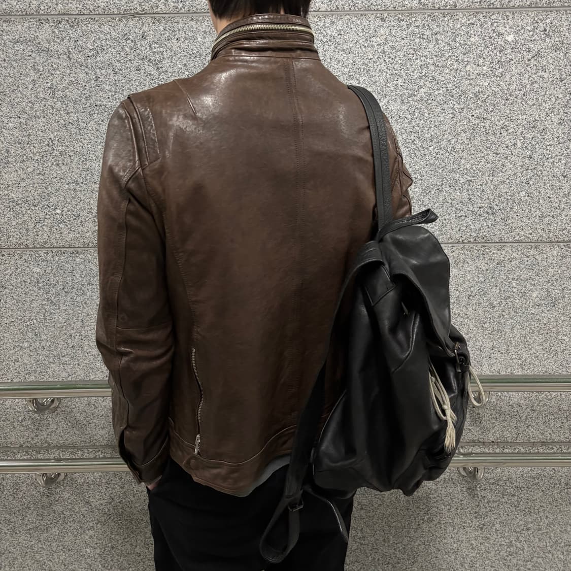 vtg lambskin field jacket 상품이미지6