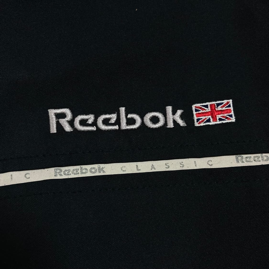 리복 올드스쿨 스몰 로고 네이비 바람막이 상품이미지2