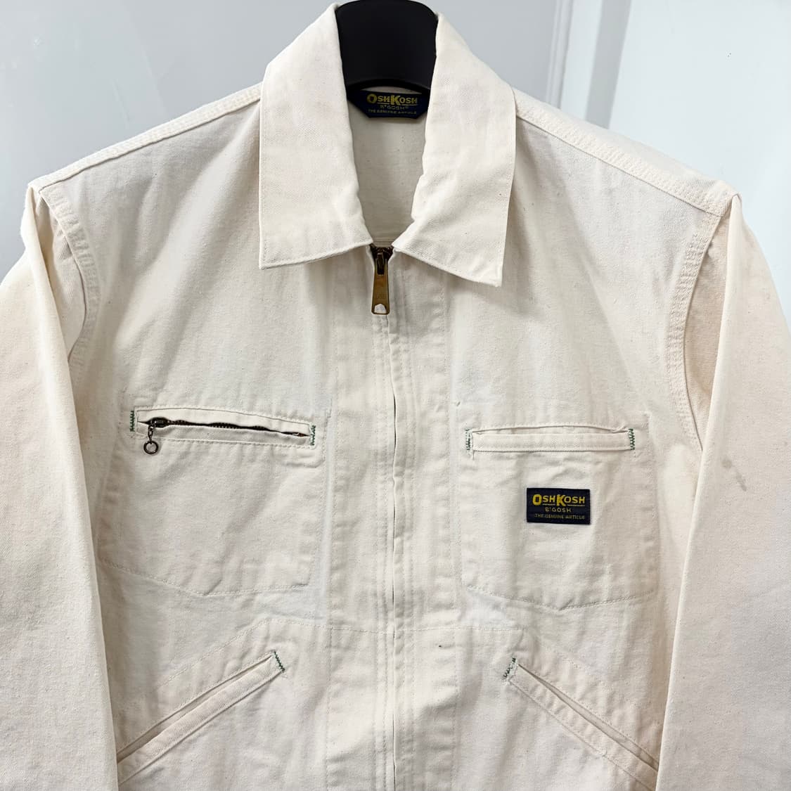 OshKosh B'Gosh 80s 에크루 워크 자켓 상품이미지6