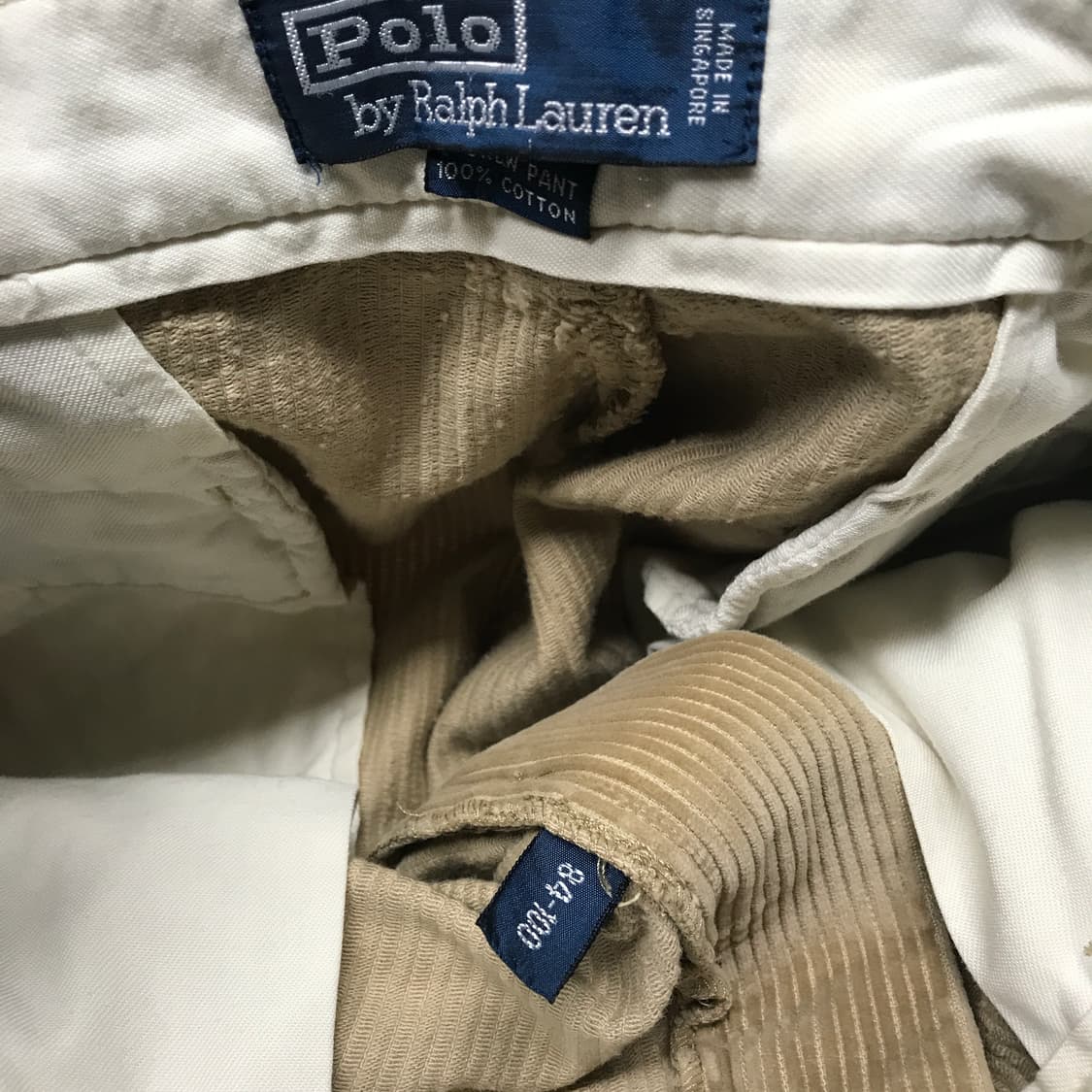폴로 랄프로렌 베이지 코듀로이 팬츠 84-100 상품이미지6