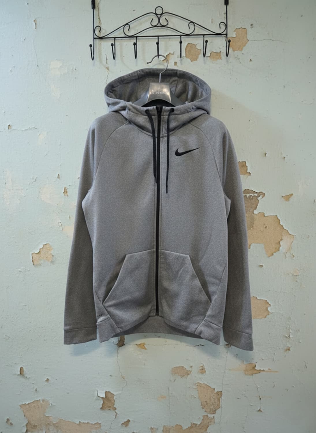 나이키 드라이핏 후드집업 S 회색 상품이미지1