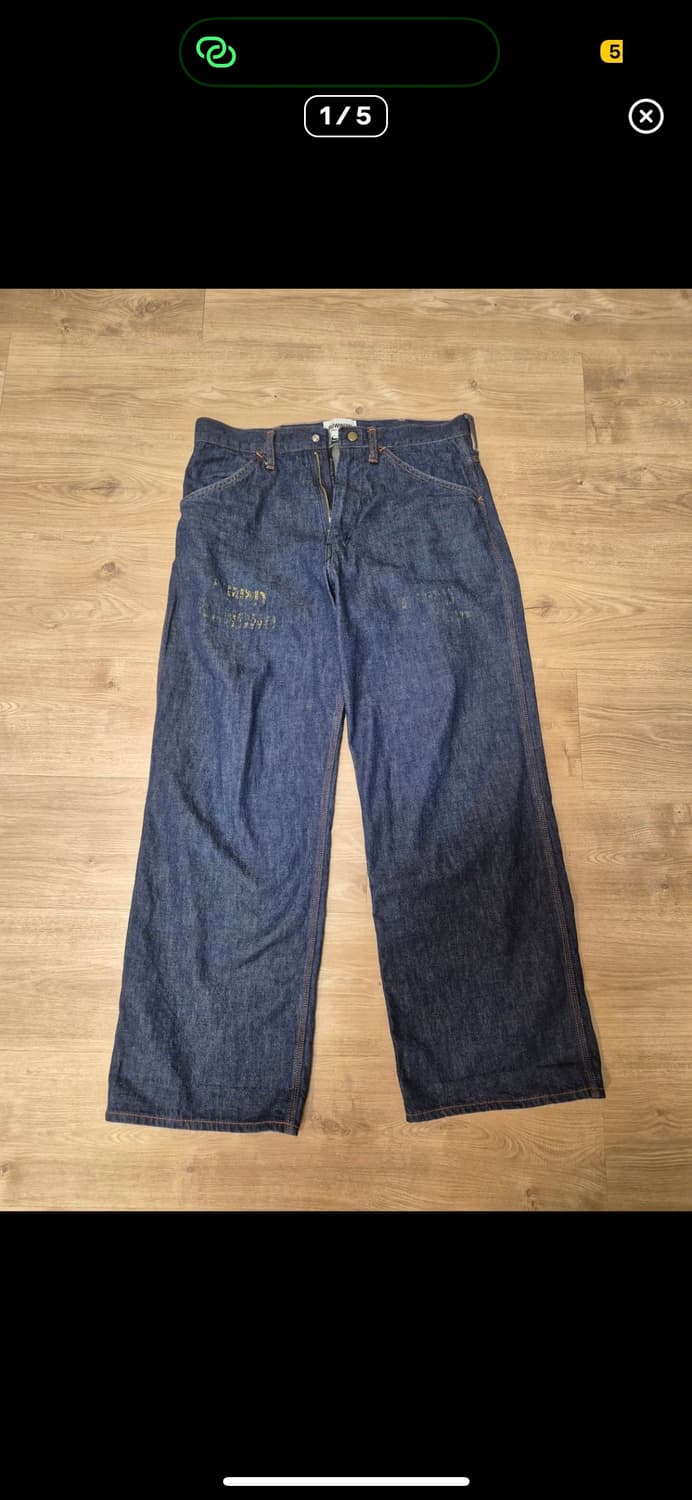 Bowwow바우와우 LBPD 프리즈너 데님팬츠 상품이미지1