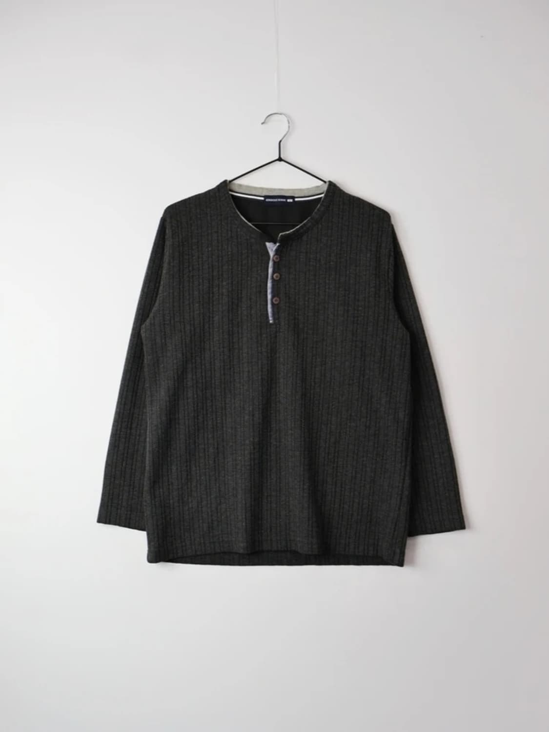 JPN Minimal Henley Long Sleeve 상품이미지4