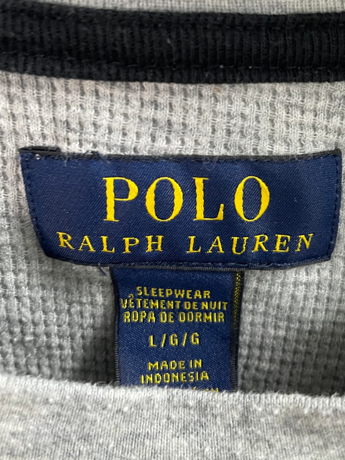 폴로 랄프로렌 라운드 와플 반팔티 (on.532) 상품이미지4