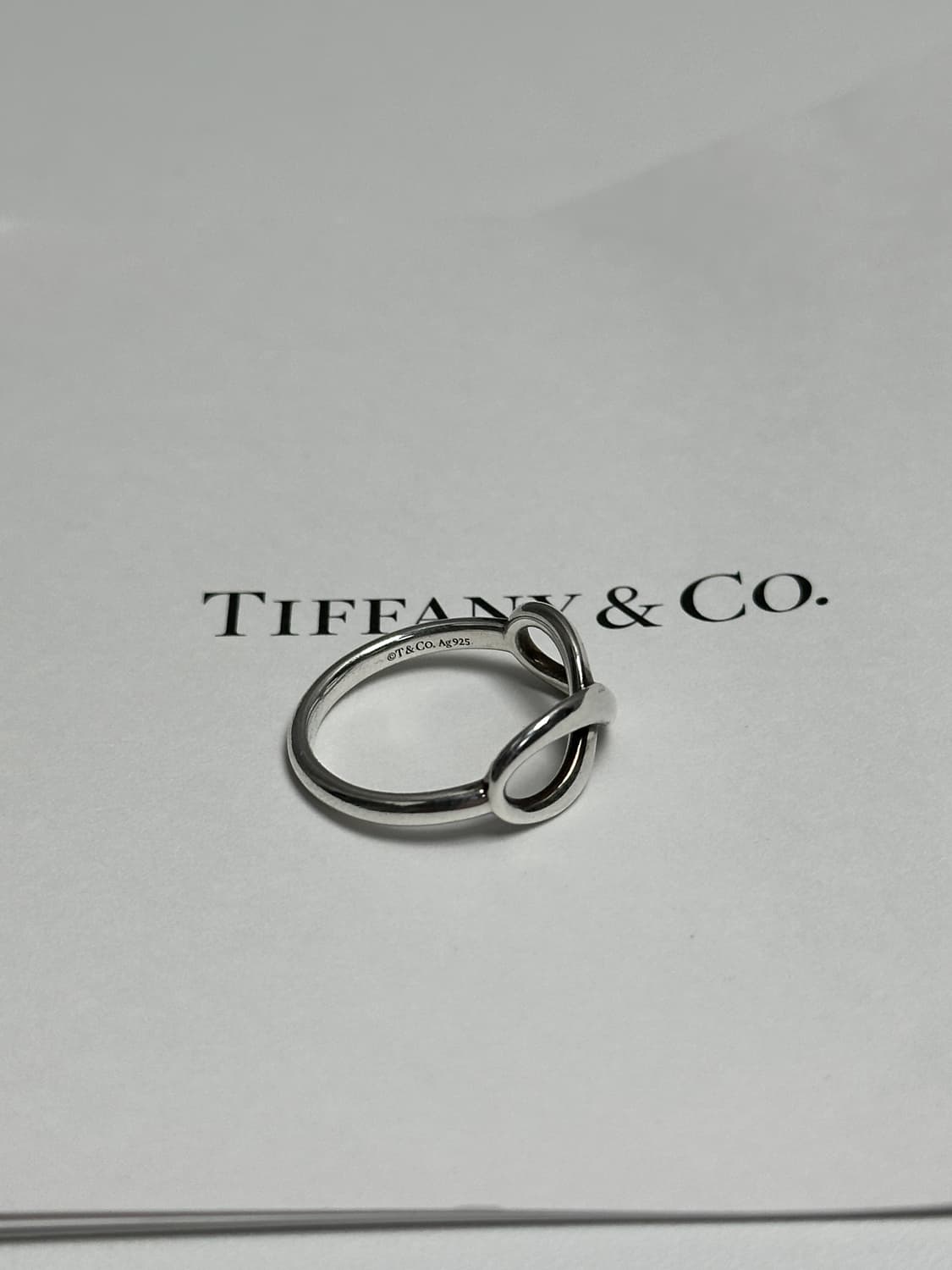 티파니앤코 인피니티 링 실버 925 (9호) 상품이미지4
