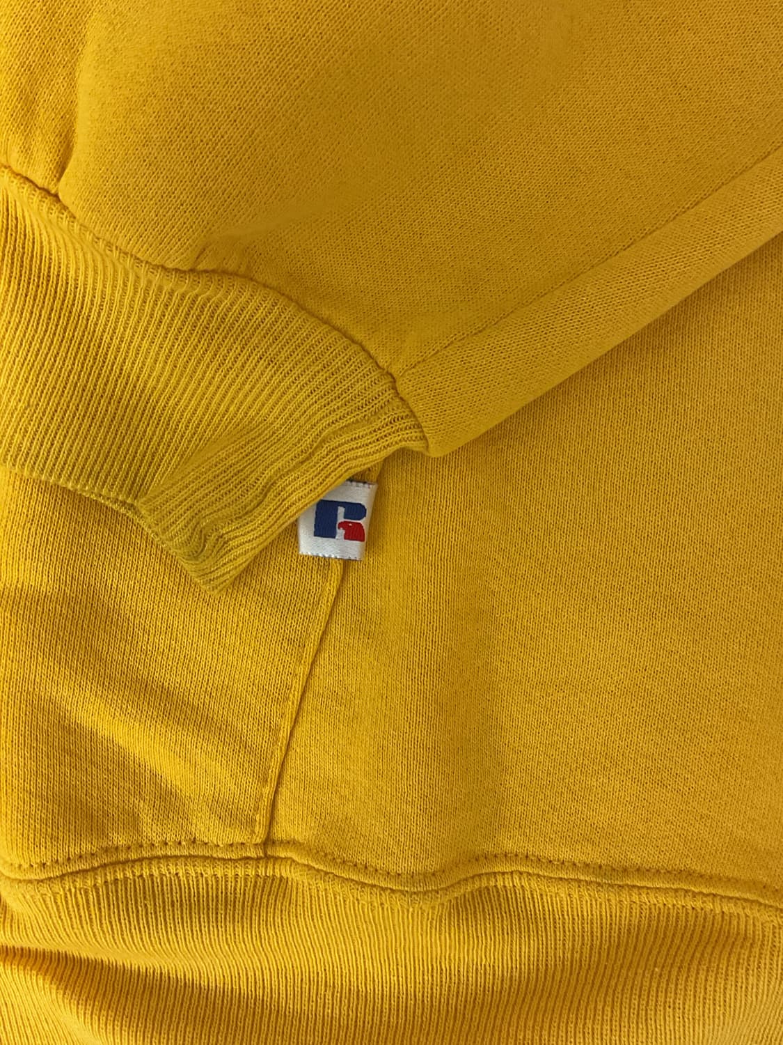90s Russell yellow hoodie 상품이미지6
