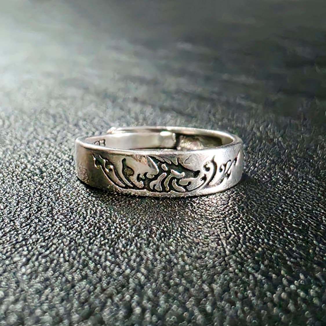 Miwol 실버 남자 엔틱 빈티지 명품 고대 구미호 여우 반지 상품이미지1