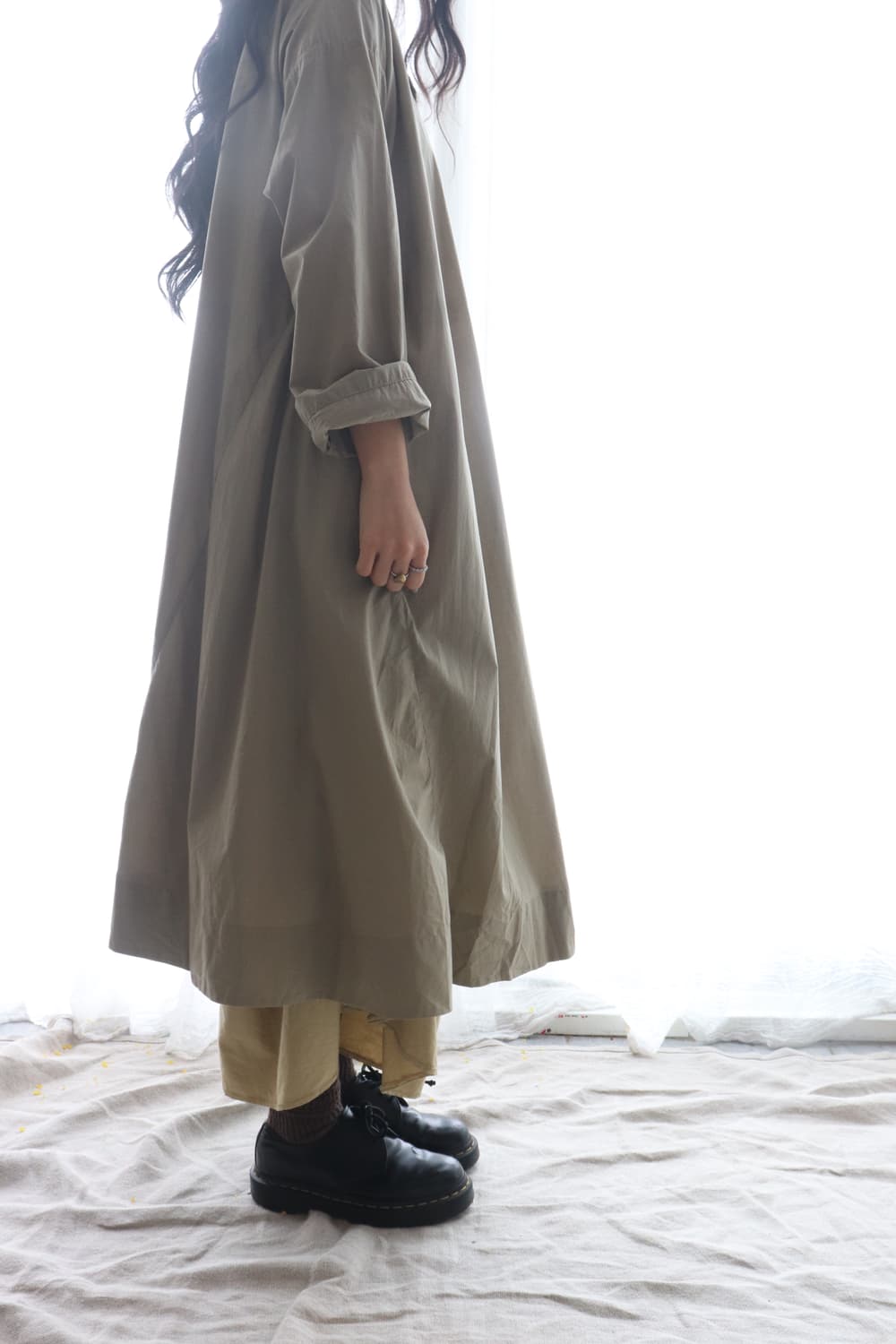 [Veritecoeur] Smocking Robe Dress 상품이미지5
