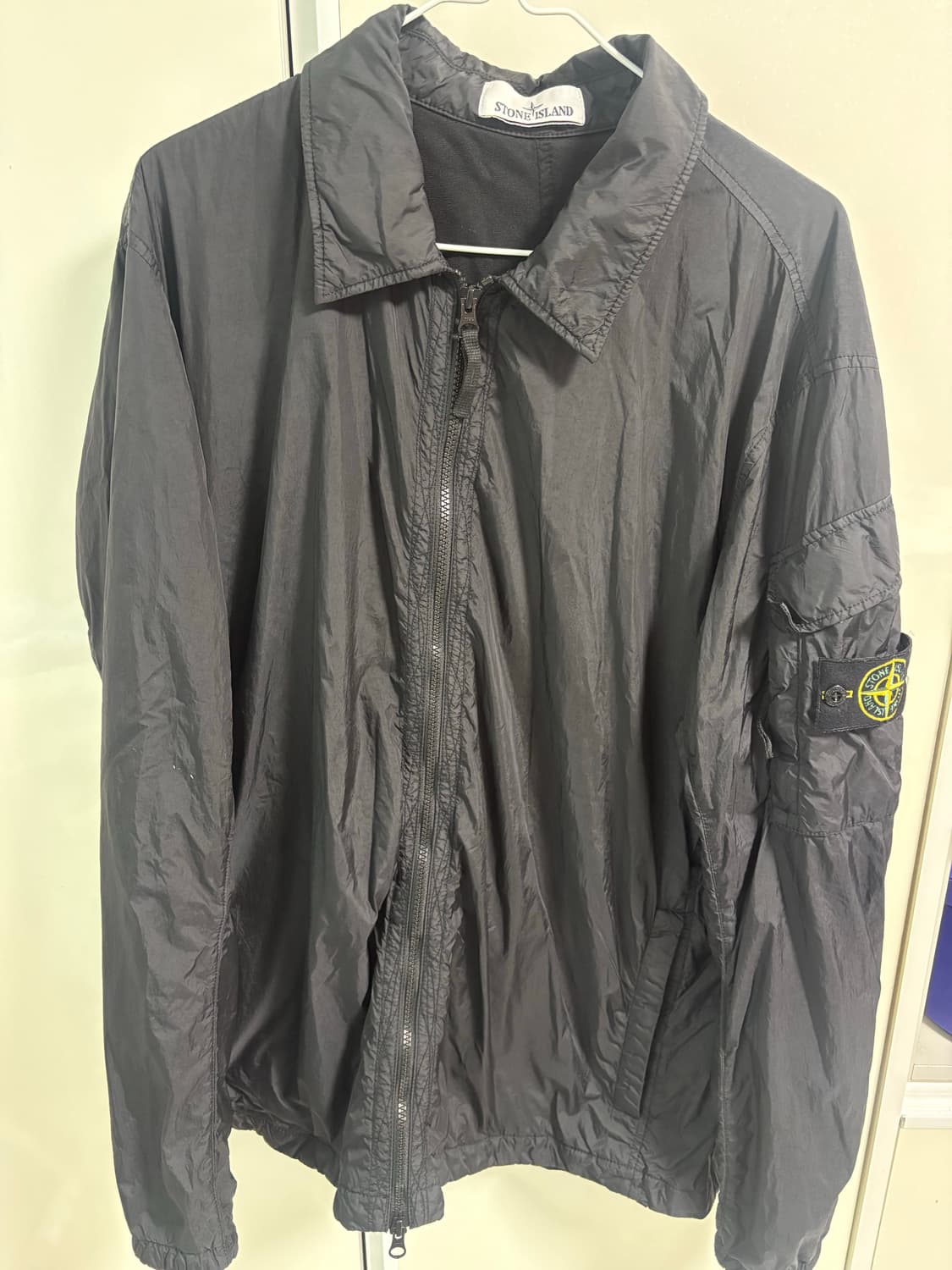 스톤아일랜드 22fw 크링클랩스 오버셔츠 xl 상품이미지1