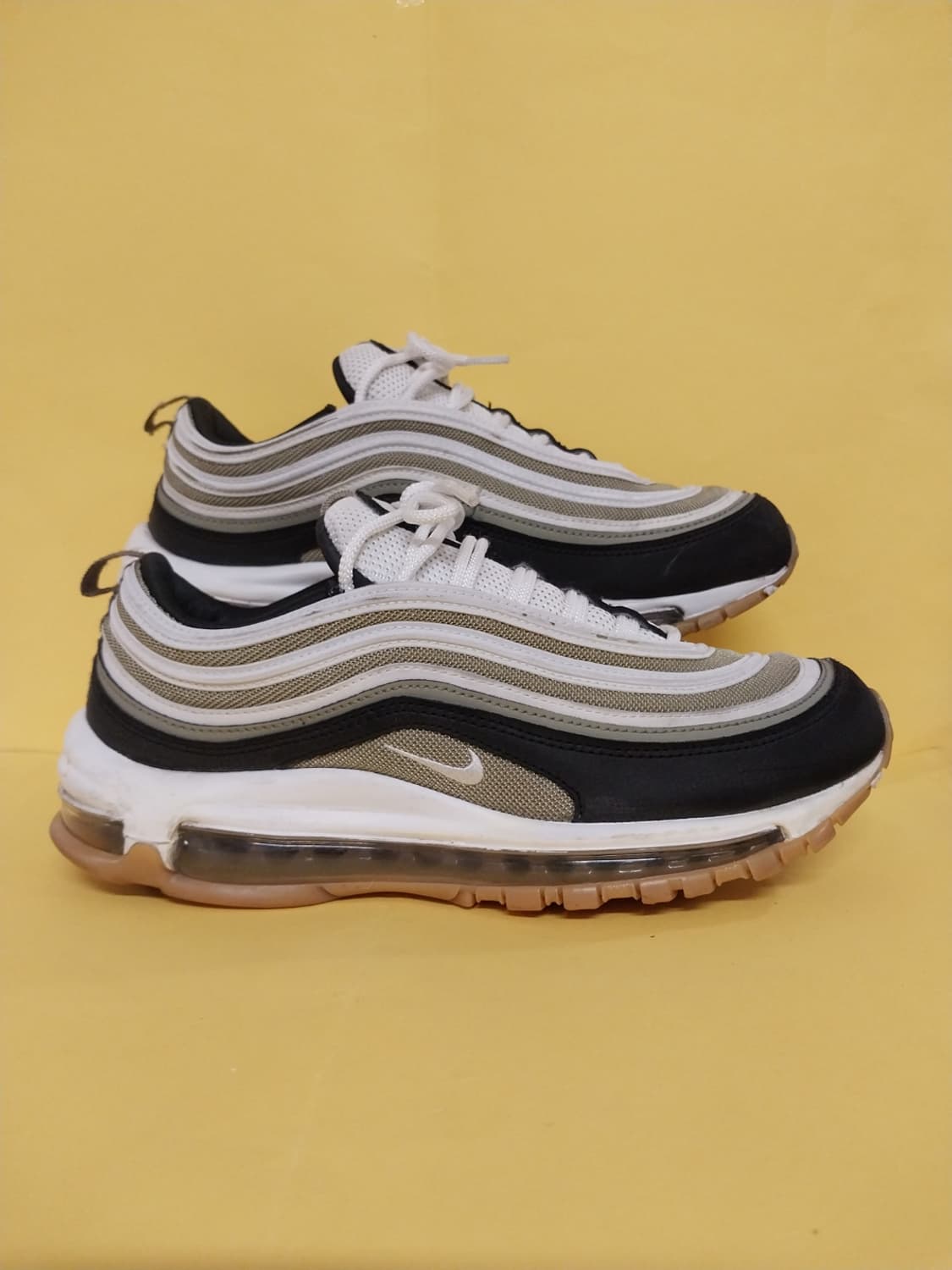남성 나이키 에어맥스 97 올리브화이트 운동화 (255) 상품이미지3