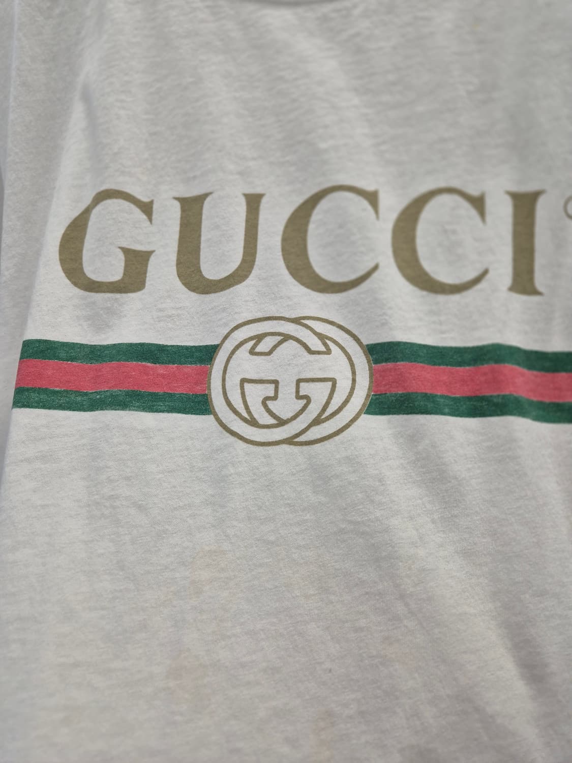 구찌 로고 반팔 티셔츠 (M) 상품이미지6