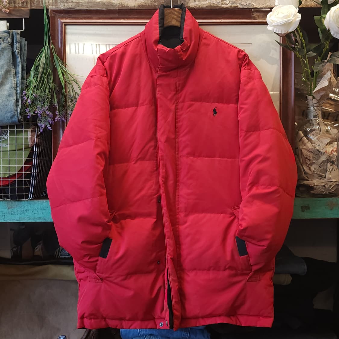 폴로 랄프로렌 다운 패딩 리버시블 푸퍼 다운 패딩 S 상품이미지3