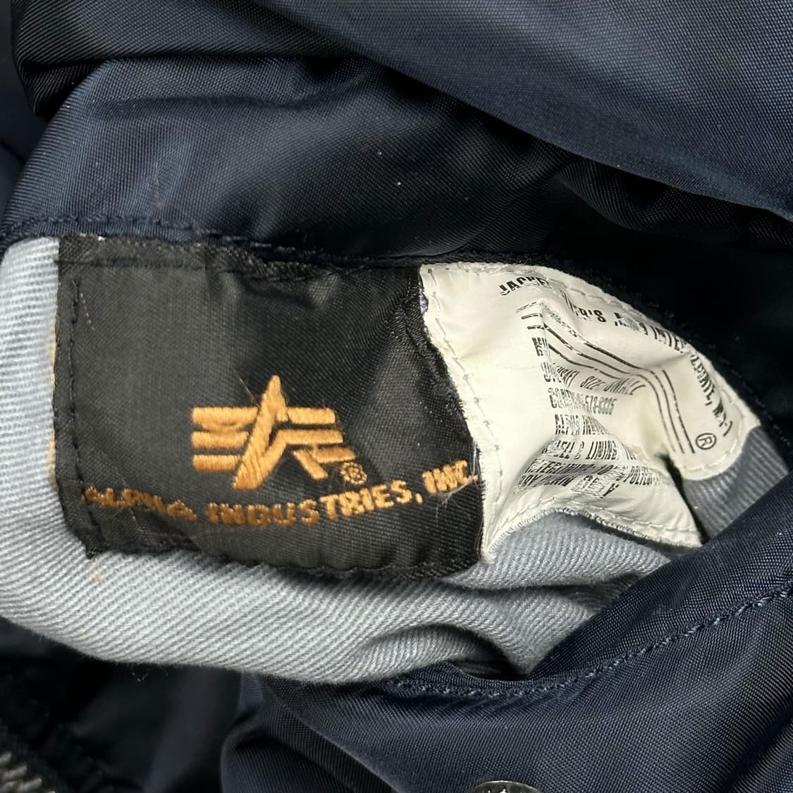 알파인더스트리 NASA 나사 ma-1 항공점퍼 네이비 S 상품이미지6