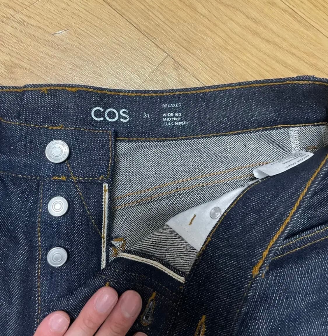 코스 와이드레그 데님팬츠31 상품이미지3