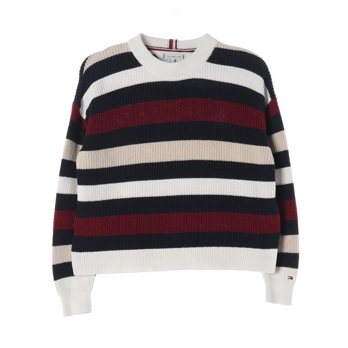 타미힐피거 멀티 스트라이프 코튼 니트 152 상품이미지1