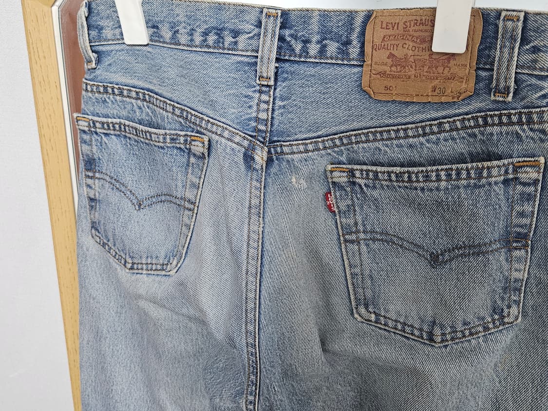 90's 리바이스 501 자수 데님 상품이미지3