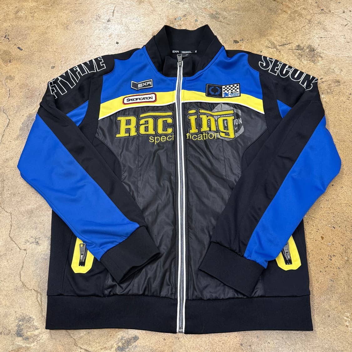 [정품/105] EXR 레이싱 스타일 블루종 자켓 b14 상품이미지2