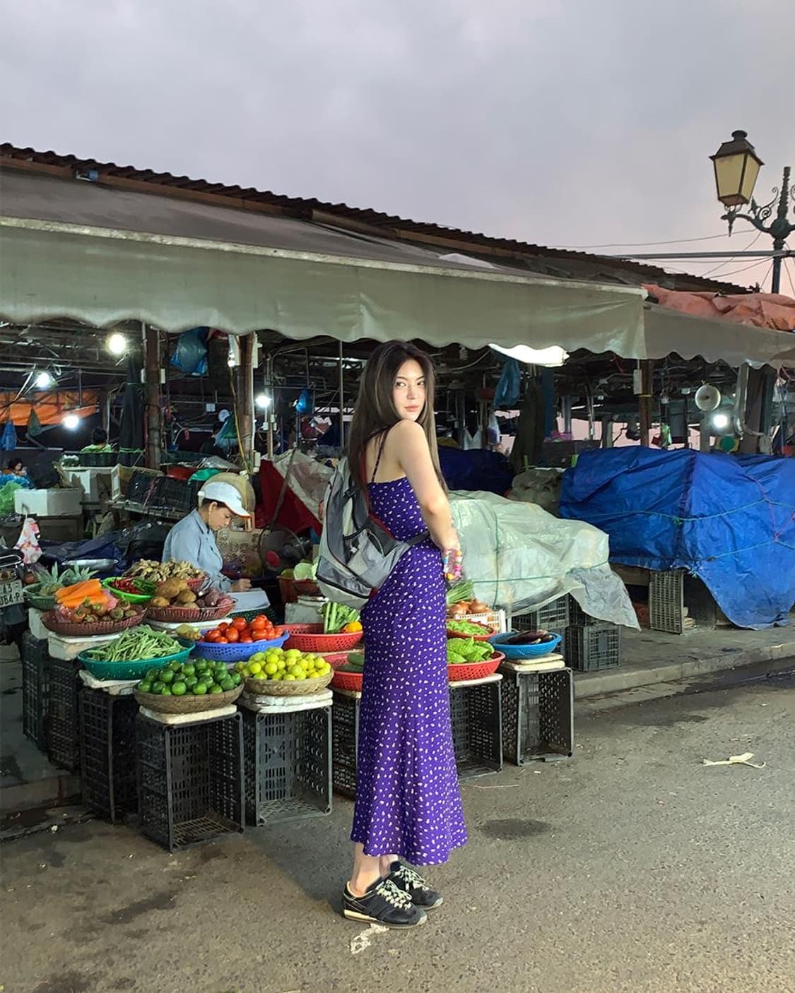 루루서울 비비안 바이올렛 드레스 상품이미지1