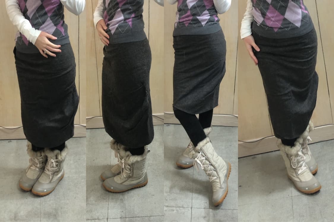 [직수입] 빈티지 윈터부츠 베이지 240-250 상품이미지9