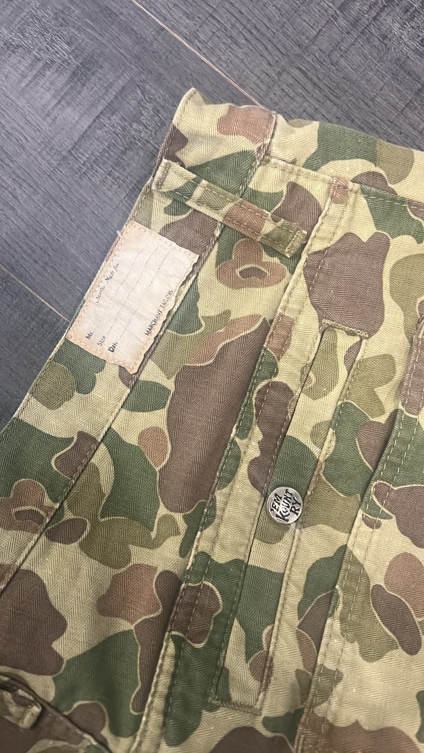 Kapital 헌터 카몰라쥬 팬츠 판매합니다 상품이미지3