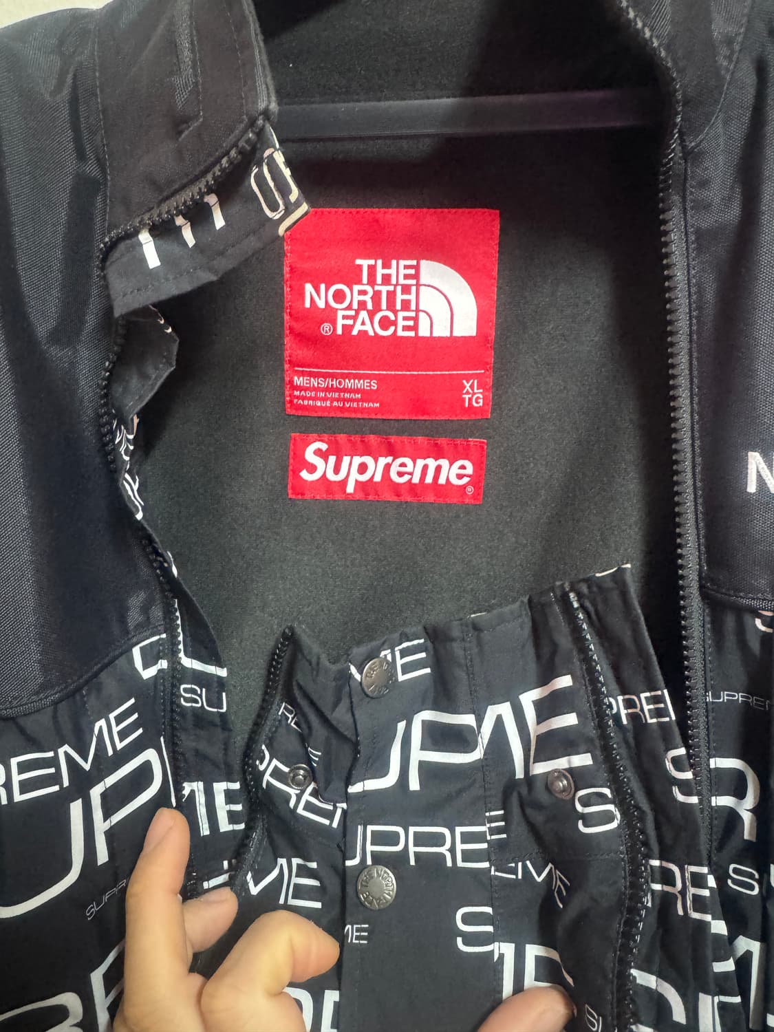 슈프림 노스페이스 스팁 테크 아포지 자켓 블랙 상품이미지5