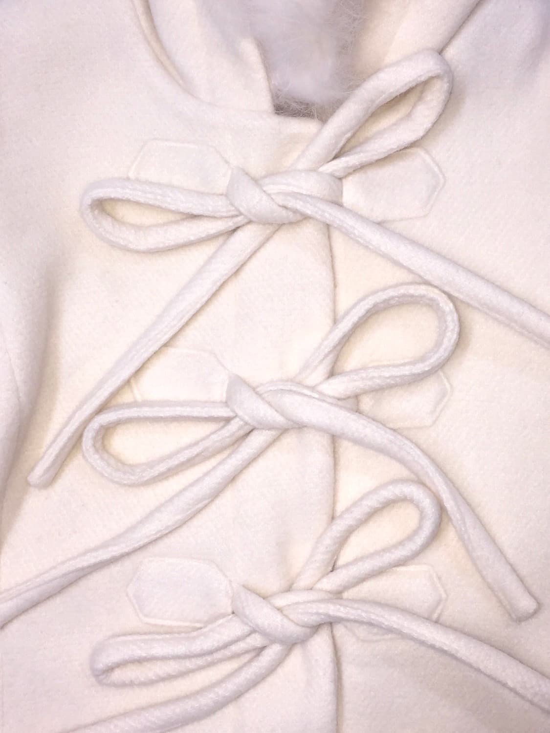 일본 빈티지 달천깔 라떼갸루 퍼 리본 롱 코트 리즈리사트랄라라엑시즈팜 상품이미지3