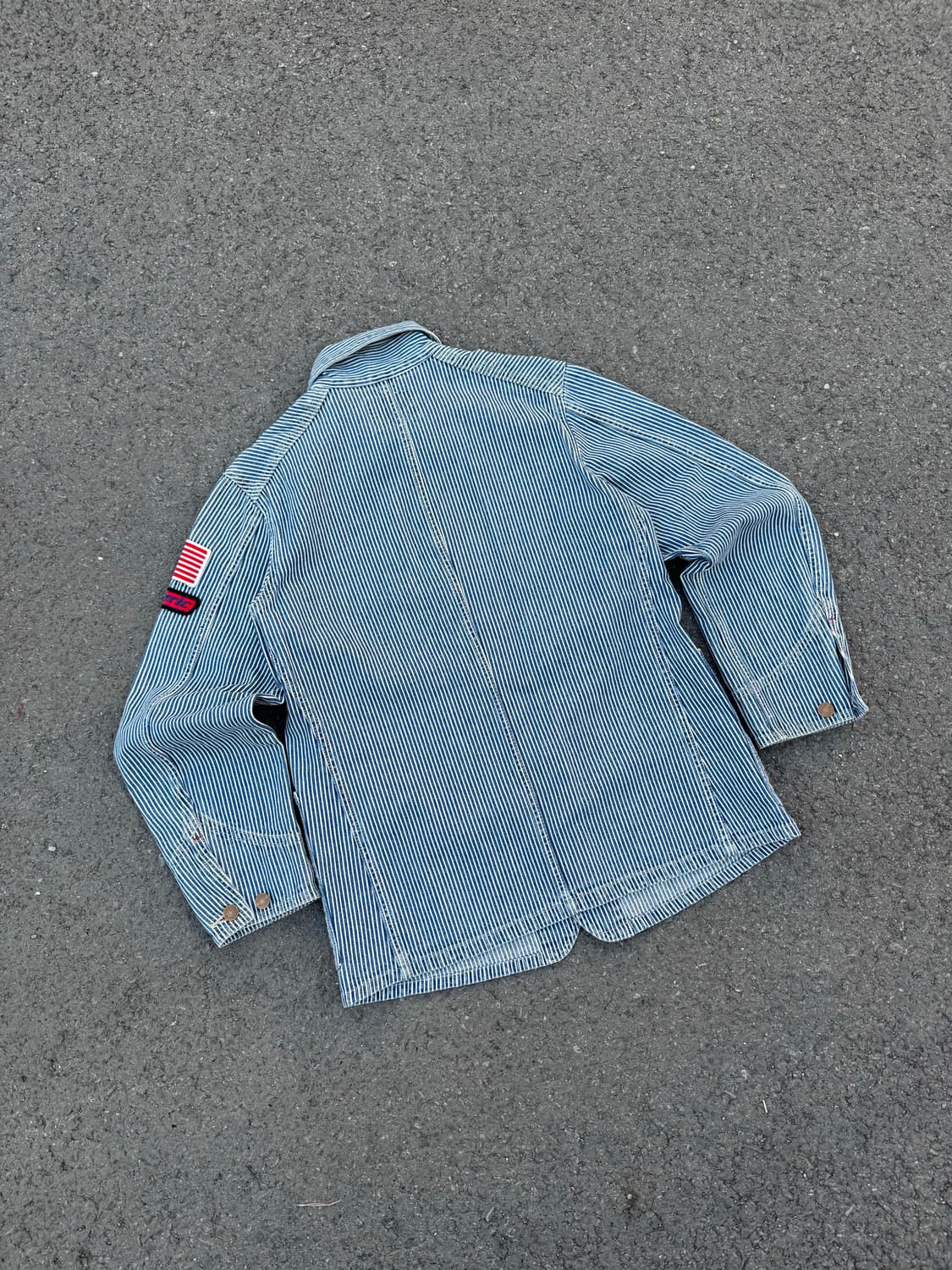 히스테릭 글래머 빈티지 히코리 스트라이프 워크자켓 상품이미지8