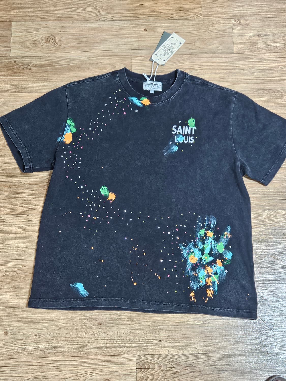 세인트 루이스 페인팅 큐빅 반팔 티셔츠 L사이즈 상품이미지1