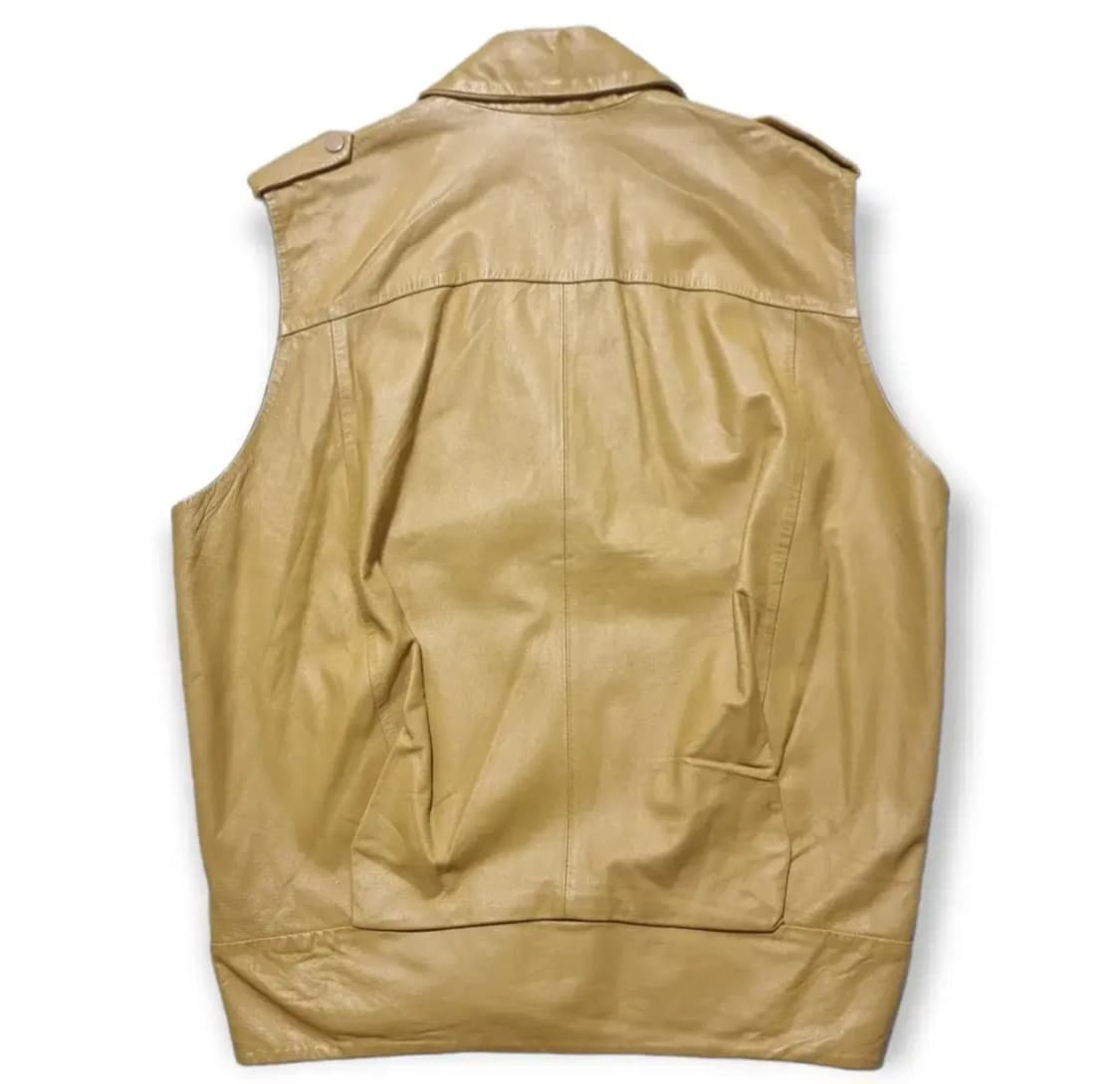 sly 가죽자켓 가죽조끼 라이더자켓 하라주쿠자켓 펑크룩 램스킨자켓 상품이미지3