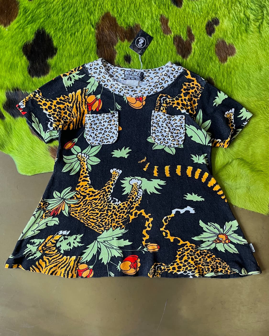~90s INVOICE Japanese Leopard 1/2 Top 상품이미지4