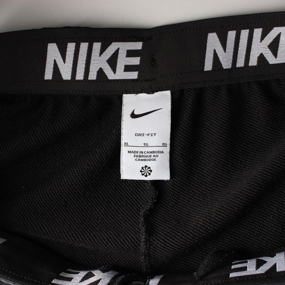 나이키 드라이핏 레터링 블랙 트랙팬츠 XL 상품이미지6