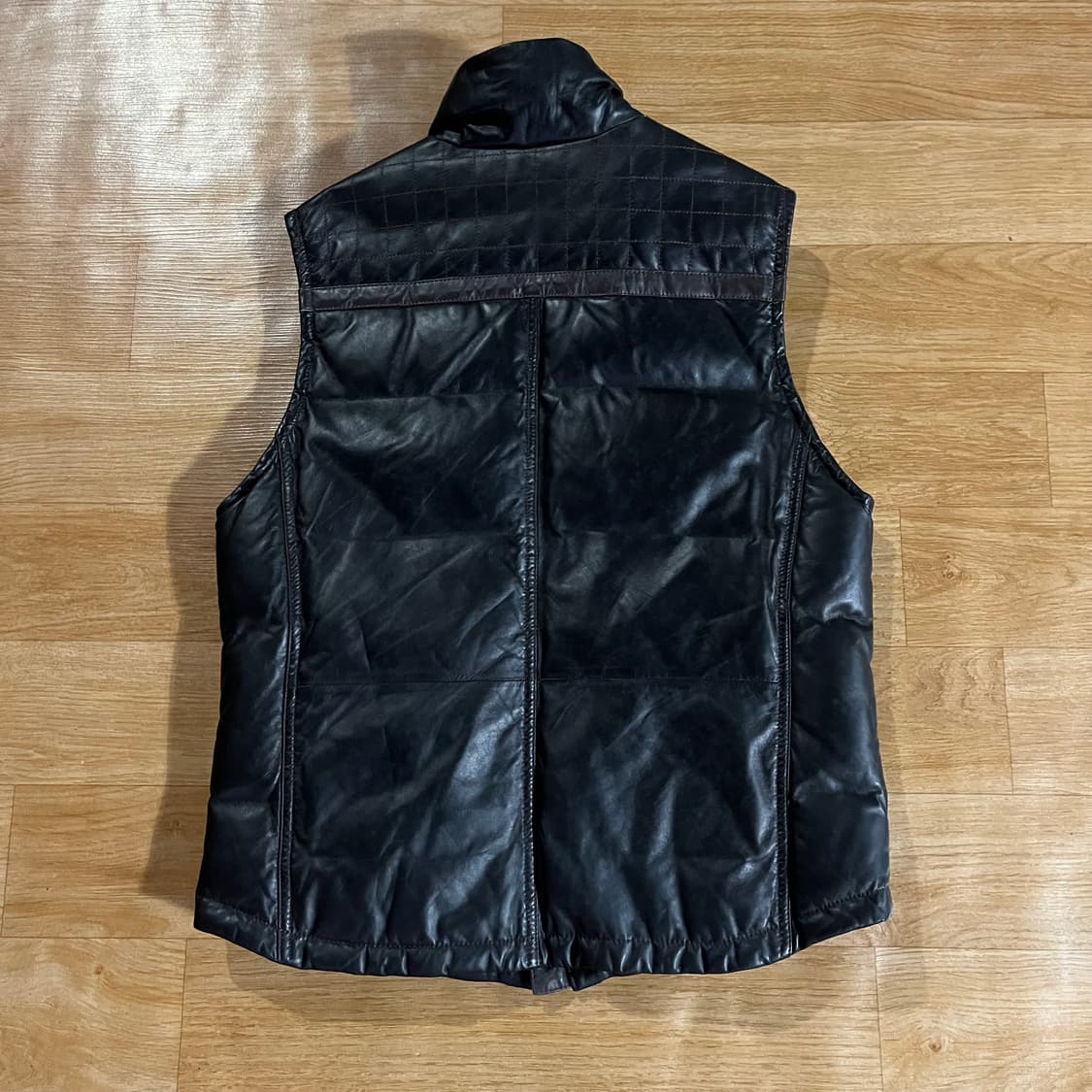 [100] 바라시 밀라노 구스 레더 베스트 상품이미지4