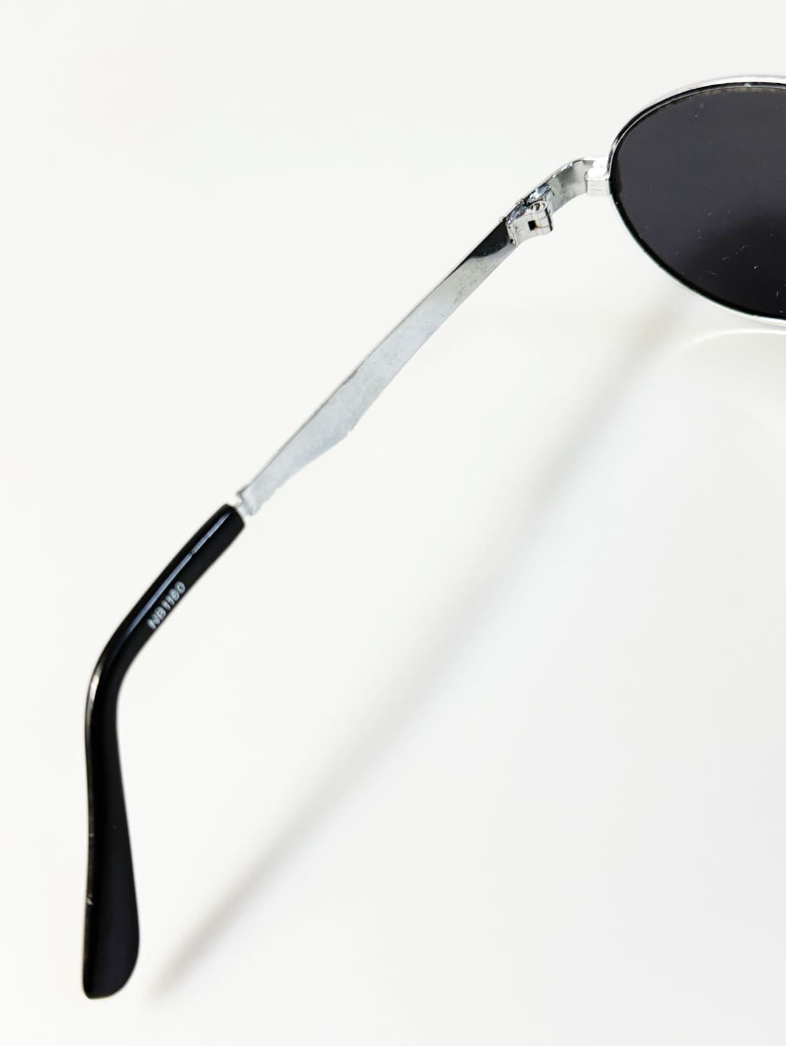 90s 실버 슬림 오벌 메탈 프레임 빈티지 선글라스 상품이미지7