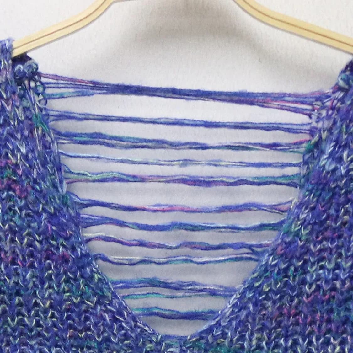 백리스 포인트 울 혼방 롱 니트 61278 상품이미지5