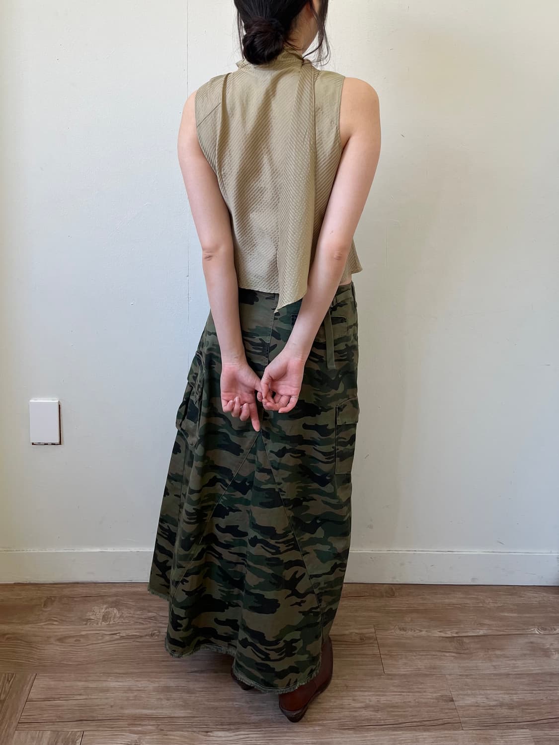 UNDICI-NOVE 슬리브리스 블라우스 상품이미지6