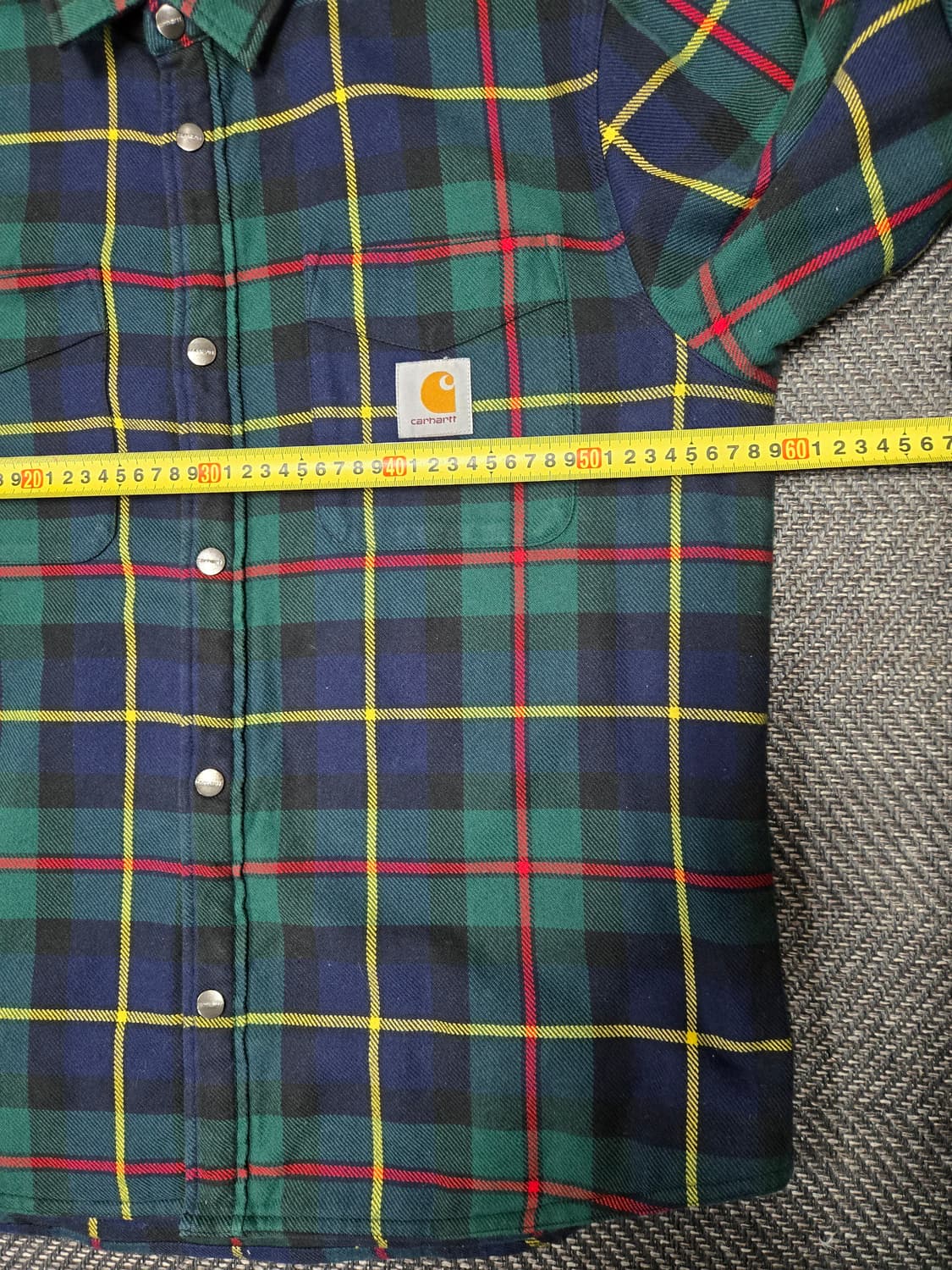 칼하트 체크 셔츠 남방 플란넬 자켓 상품이미지7