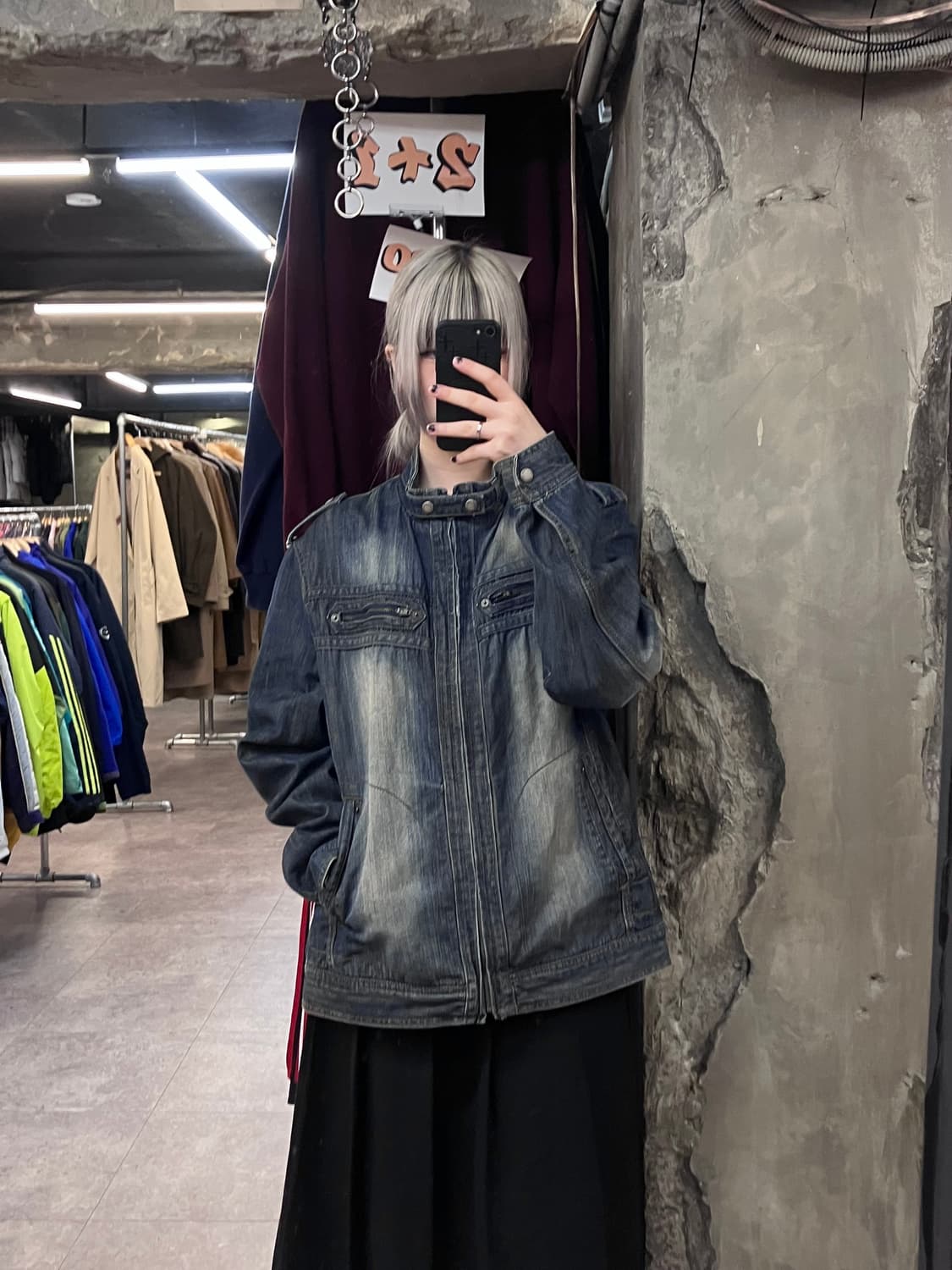 빈티지 워싱 데님 자켓 105  #csz3536 상품이미지2