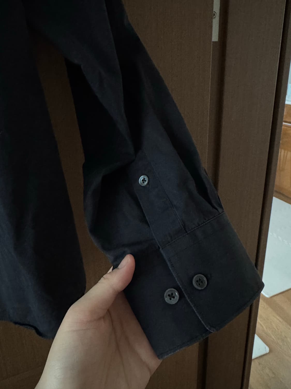 꼼데가르송 셔츠 X 베트멍 오버사이즈 밴드 셔츠 (블랙 XS) 상품이미지9