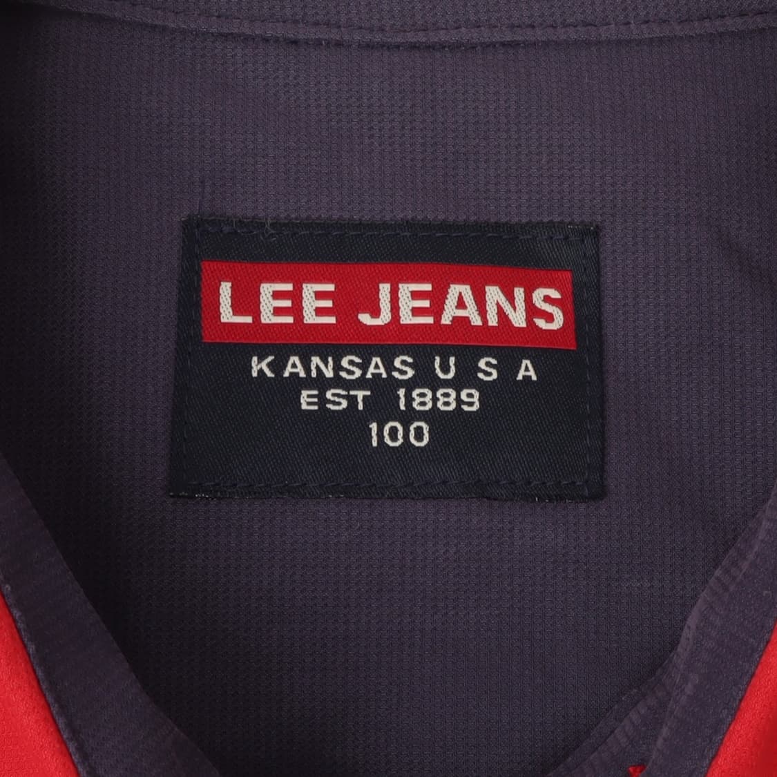 90s Lee 리 레드 블루종 자켓 상품이미지8