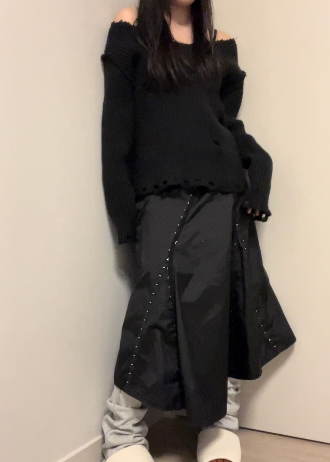 grey training leg warmer 상품이미지5