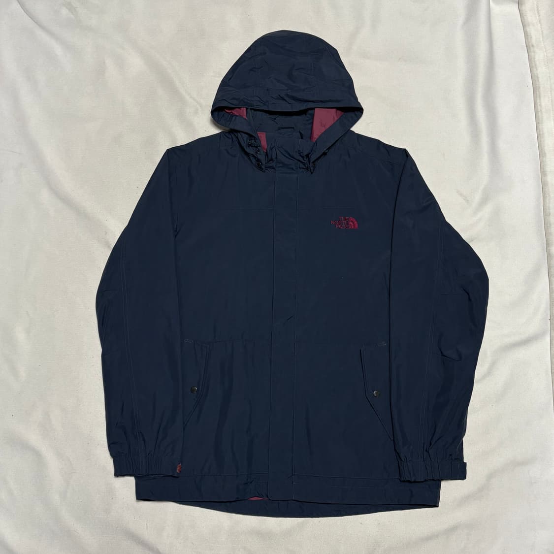 105 노스페이스 네이비 버건디 배색 바람막이 상품이미지2